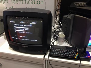Sinclair ZX Spectrum running JetPac